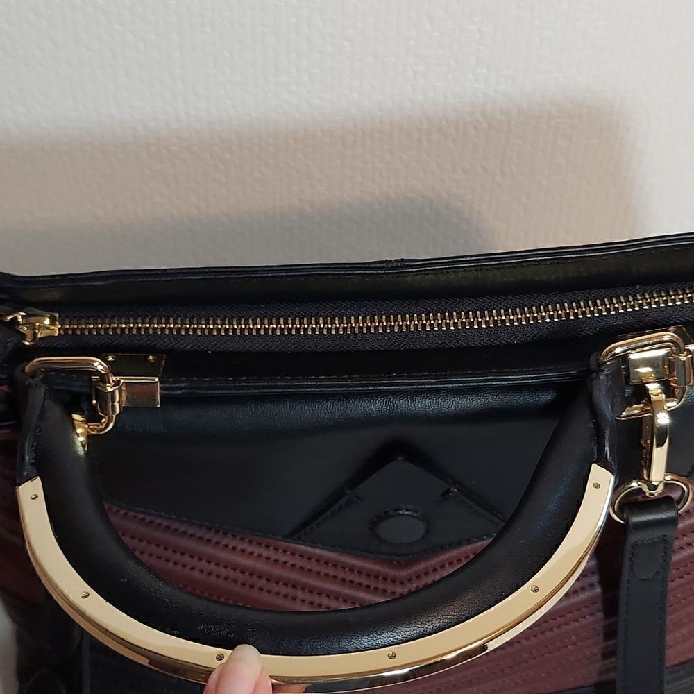 Vince Camuto Quilted Leather Satchel - Picture 4 of 12